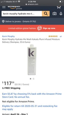 Kevin Murphy hydrate rinse (brand new)