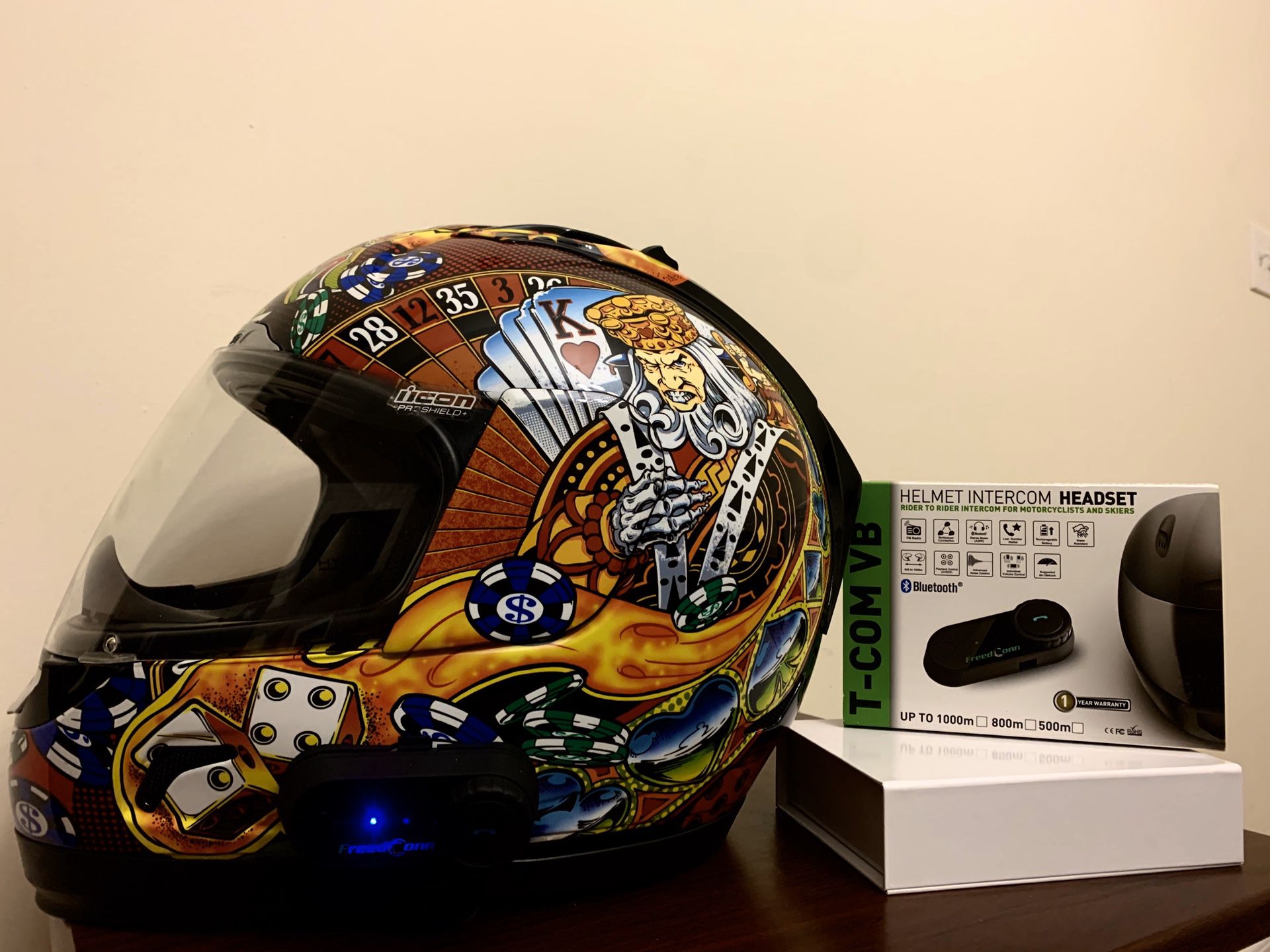 Icon Motorcycle Helmet XL