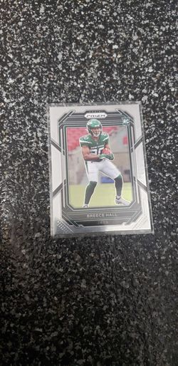 2022 BREECE HALL PANINI PRIZM ROOKIE CARD