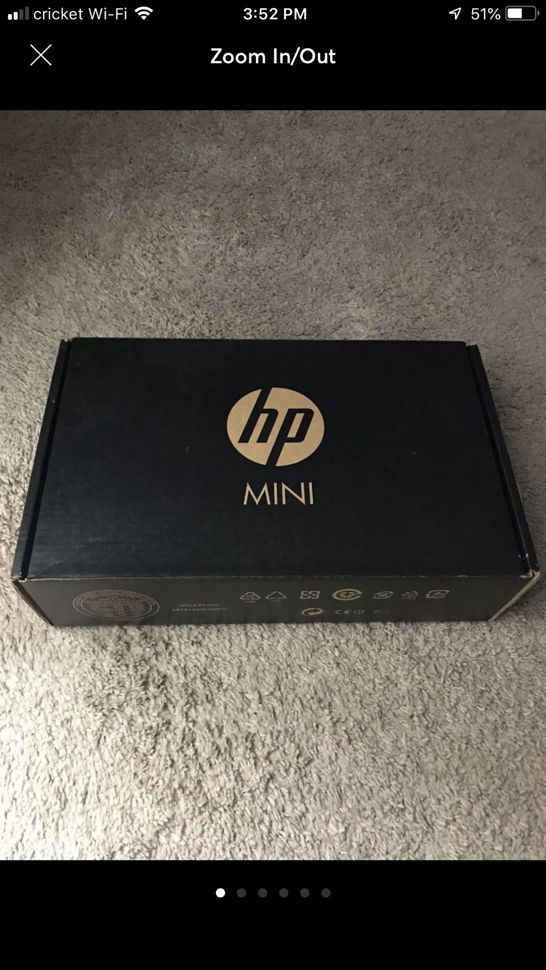 HP mini notebook laptop