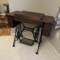 Antique Singer Sewing Machine Base - No Machine