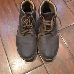 Clarks Brown Leather Boots