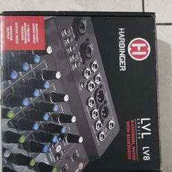 New Harbinger 8 Channel Mixer With Bluetooth 