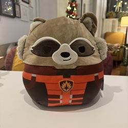 Rocket Raccoon Squishmallows Original 12in Marvel Plush