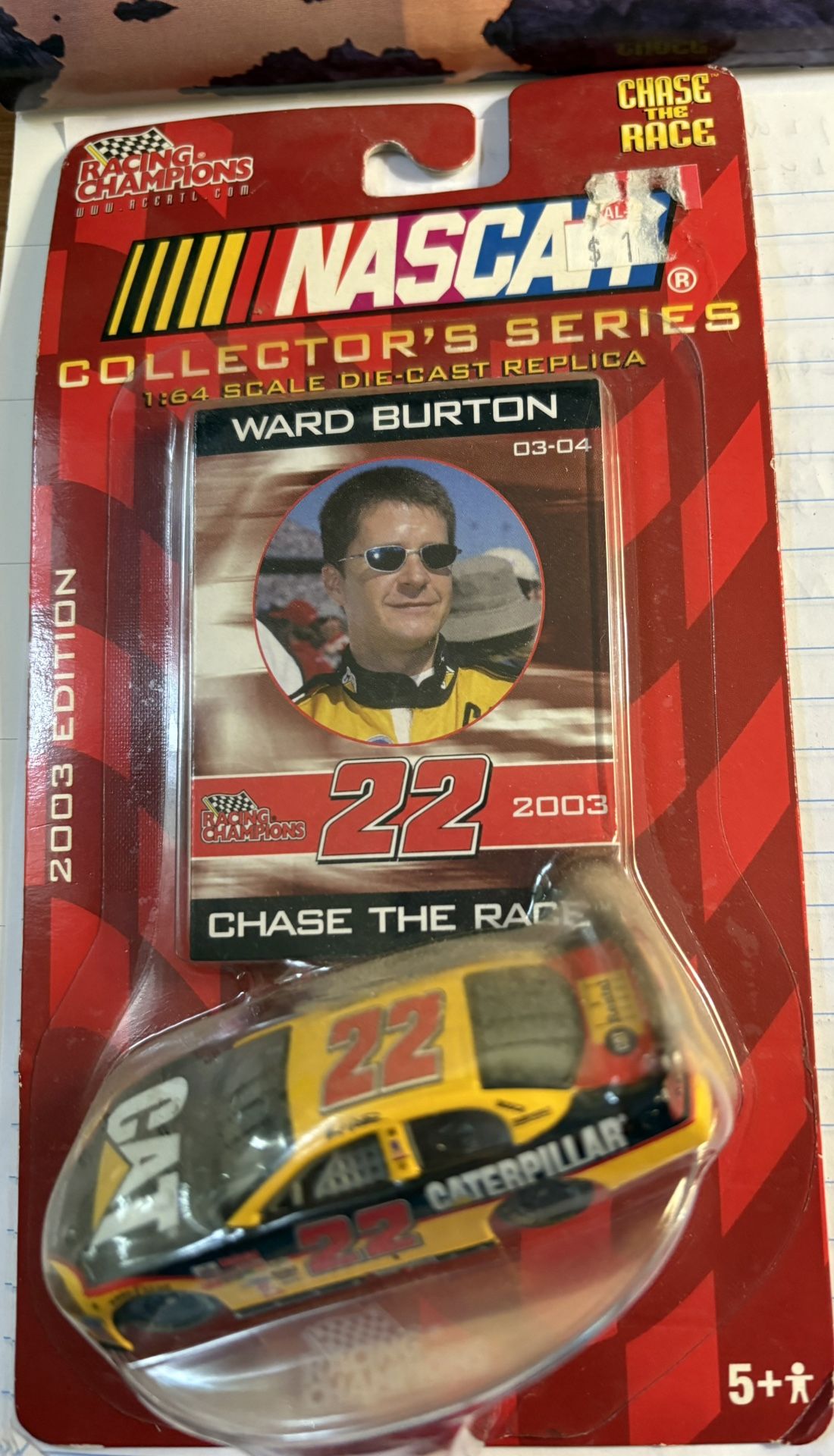 NASCAR Racing Champions Ward Burton Collector’s Series