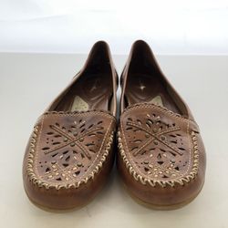 Thom Mcan women s vented brown leather loafers Sz 7.5M for Sale in