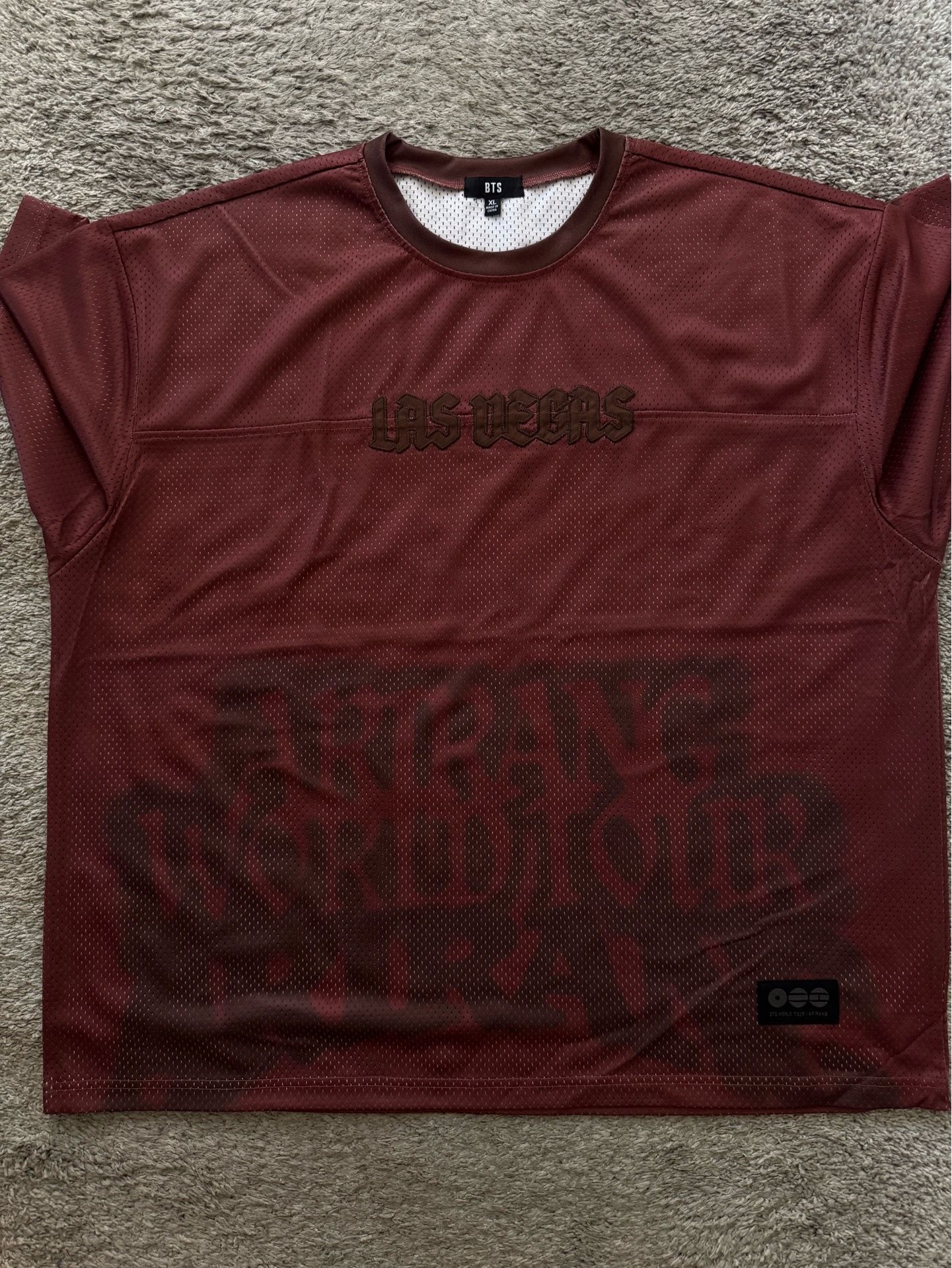 BTS Arirang World Tour Las Vegas Exclusive Jersey New Official Merch