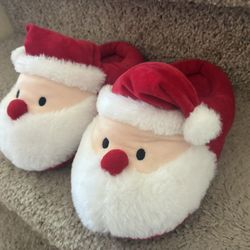 Santa slippers. Size 3/4