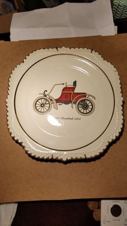 The Harker Pottery Co. 22 KT.Gold , Oldsmobile Runabout, 1903.