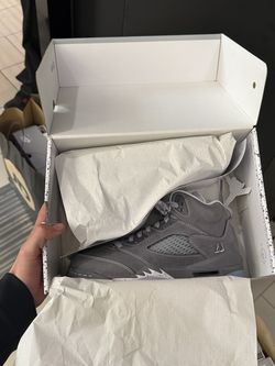 8.5 Air Jordan 5 Wolf Grey