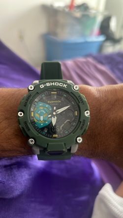Green G shock watch