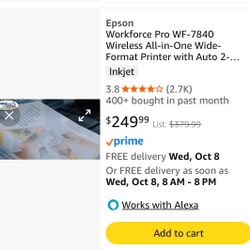 Epson 7840 Printer