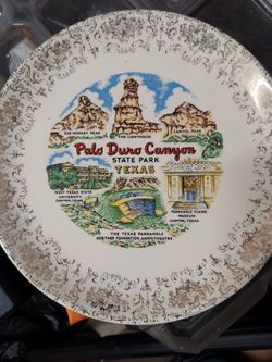 Palo Duro Canyon State plate