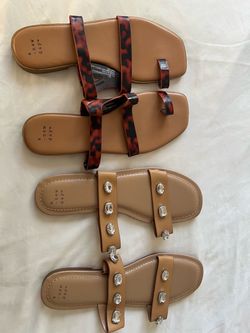 Two pairs of sandals