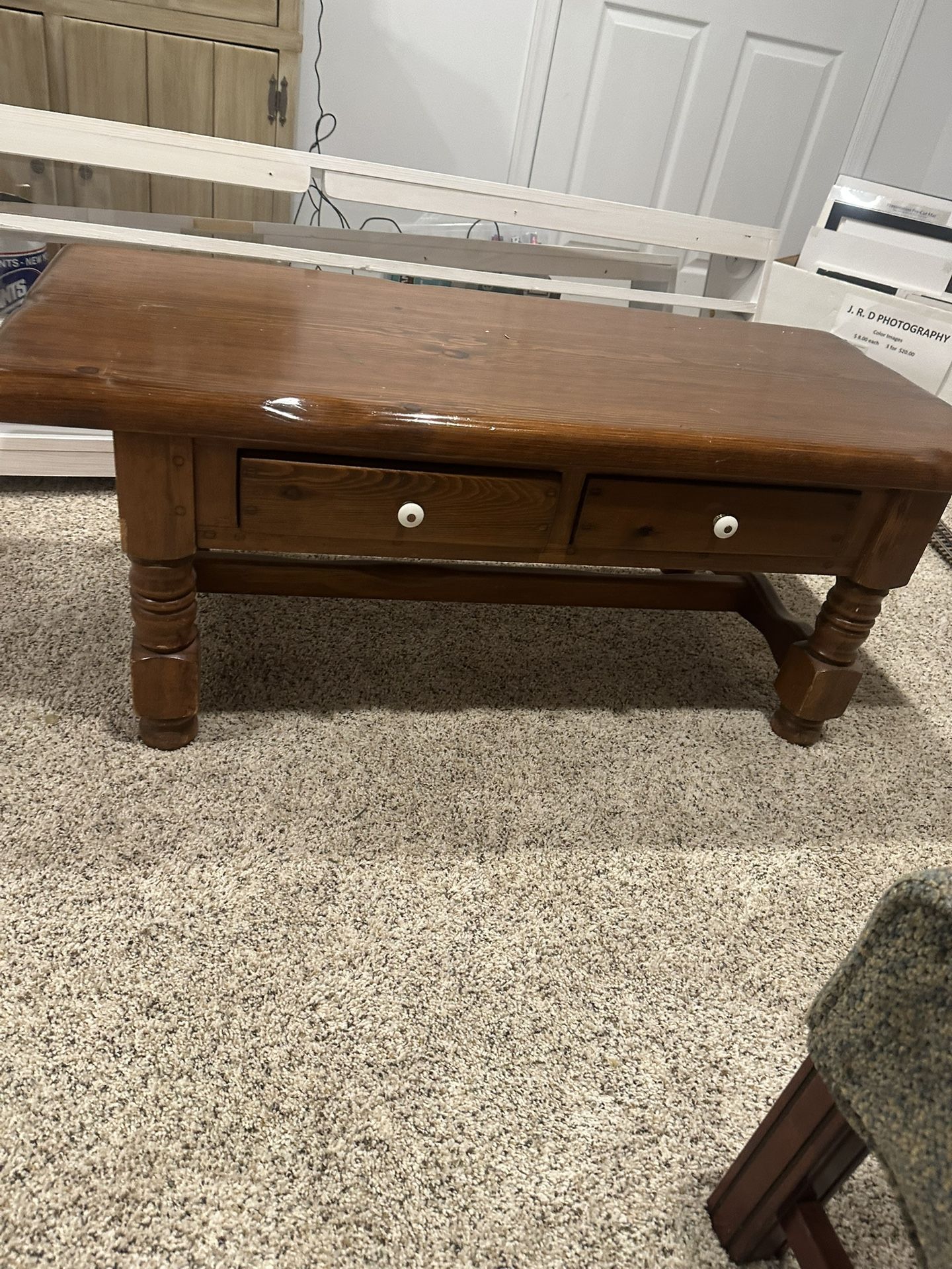 Solid Pine Coffee Table