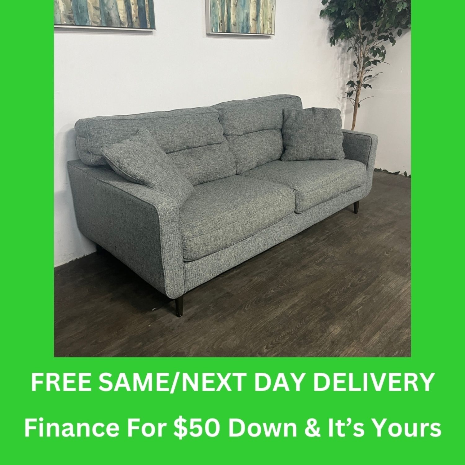 MCM Sofa Couch | Free Delivery!