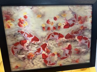 3D Koi Fish Decor