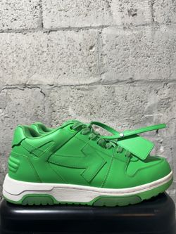OFF WHITE OFFICE SNEAKERS GREEN