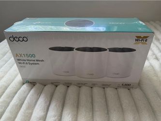 Modem, amplificador de red Wi-Fi 6 Mesh System (3-Pack)