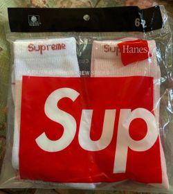 Supreme Hanes Socks 2pairs