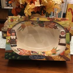 Vintage Serving Bowl The Pilgrim Pair Group New In The Box