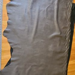 Grey Leather Half Hide