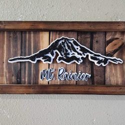 Mt Rainier Plaque