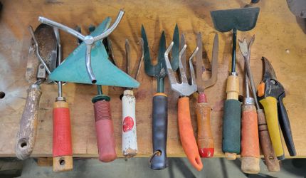 Assorted garden tools