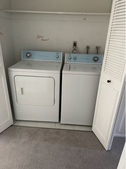Washer and dryer