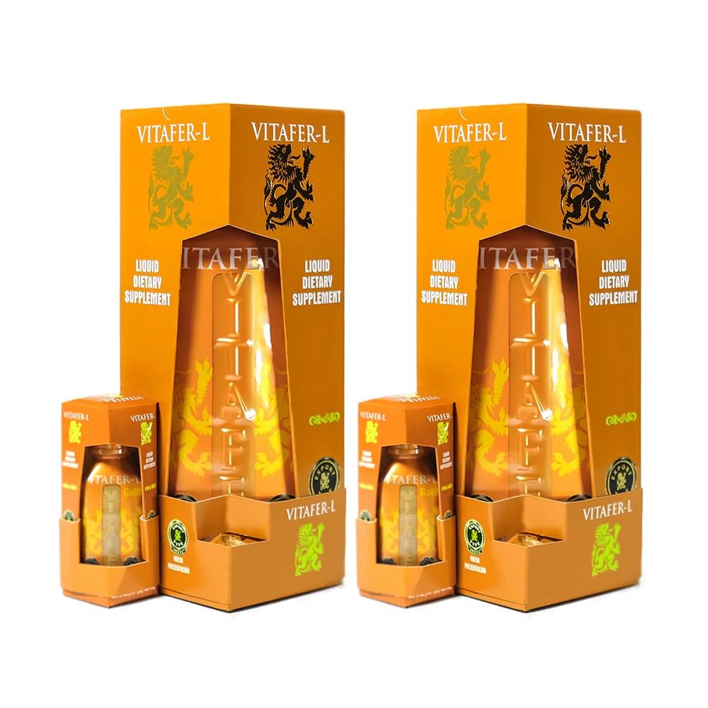 Vitafer - L Gold 2 Bottles Of 500 Milliliters + 2 Vitachitos Of 20 Milliliters