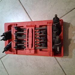 This is a Husky 14-Piece T-Handle SAE & MM Hex Key Set. 