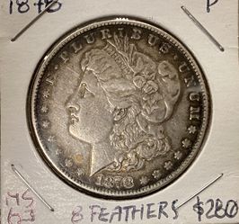 1878P Morgan Silver Dollar