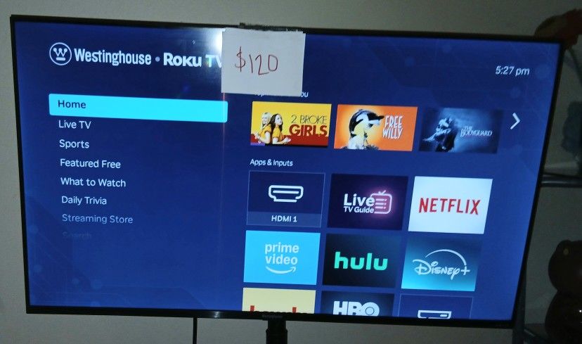 42in Westington Smart Tv With Roku