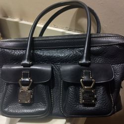 Dooney & Bourke Black Leather Satchel