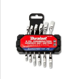 "NEW!" Duralast Stubby Metric Combination Wrench Set 6 Piece 64-010