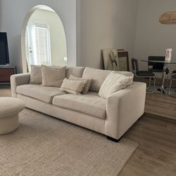 Beige Sofa 