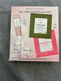 Earth to Skin Tea Time Essentials Skincare Set