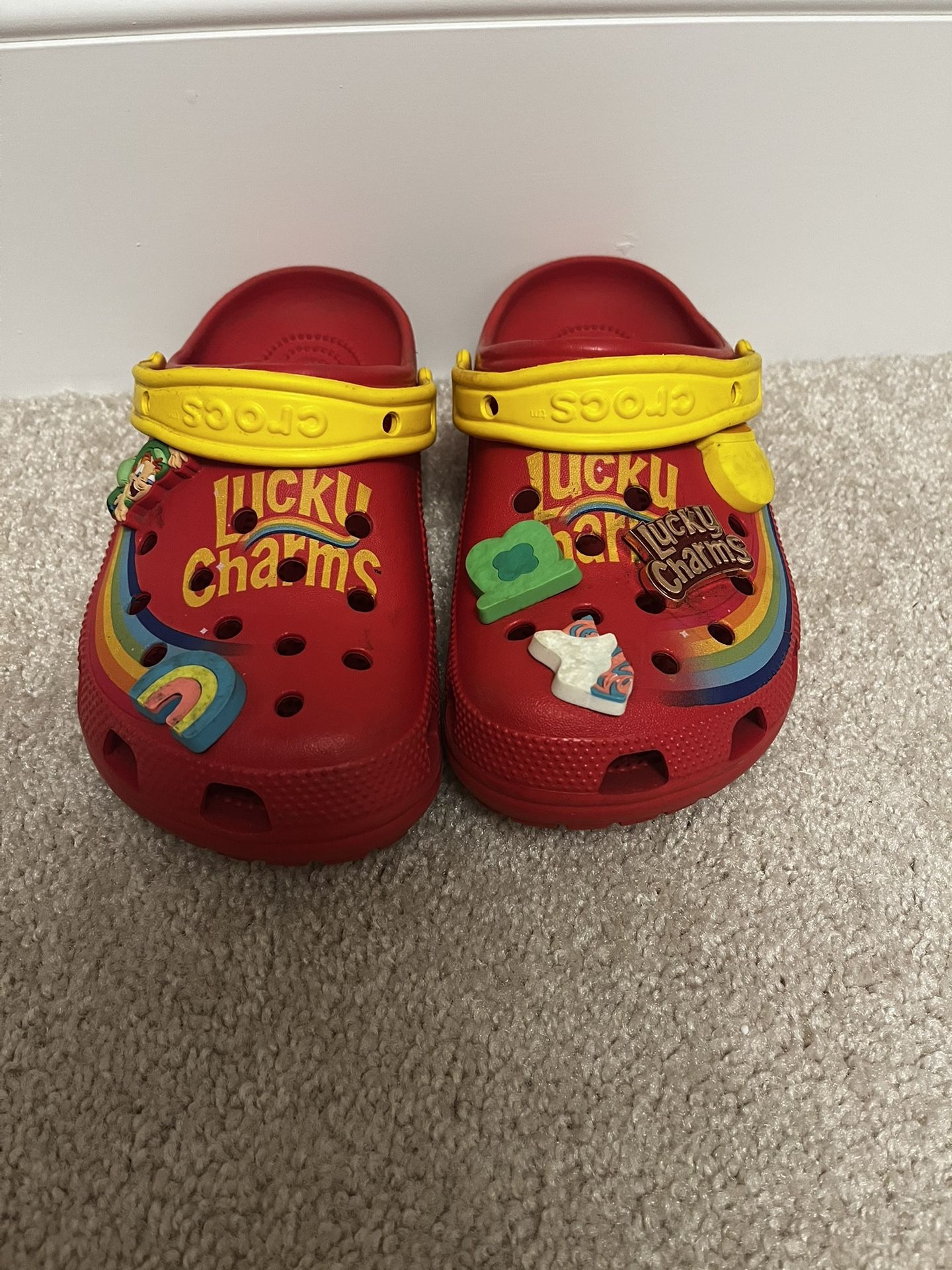 lucky Charms Kids Crocs Size 6