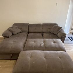 Couches w/ Ottoman
