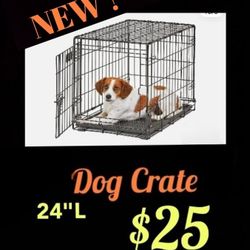 NEW 24" Collapsible Dog Pet Crate Cage By Midwest Homes For Pets LifeStages