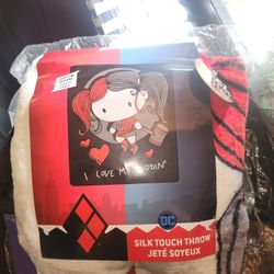 50×60 super soft HARLEY QUINN blanket