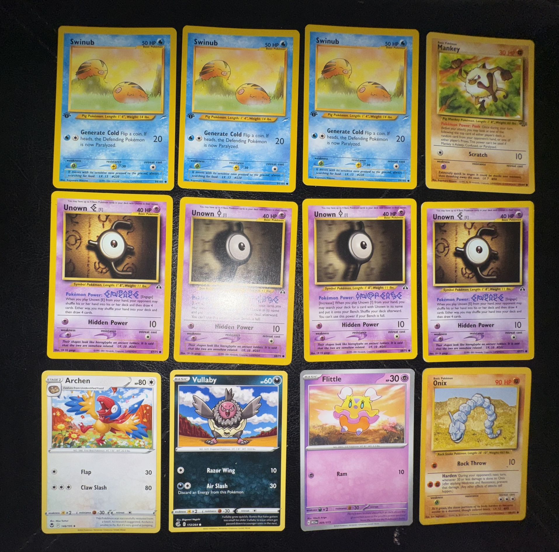 12 POKEMON (Mixed Generations) $15 Shipped 