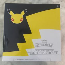 25th Celebration Pokémon Center Elite Trainer Box ETB Sealed