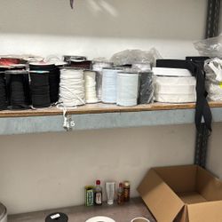 Elastic, Button,  Thread, Trim, Demon Buttons