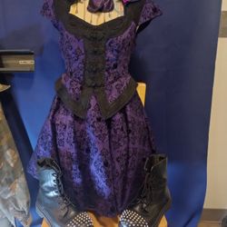 Polyester & Lace Polyester Blend, Once Upon A Time Regina Evil Queen