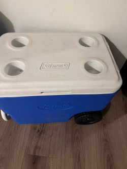 Coleman Poly-Lite 48 QT Cooler, Unisex-Adult, Blue, Uni
