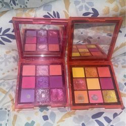 Two Huda Beauty Neon Palettes