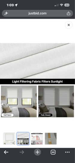 White Cellular Cordless Window Shade Blinds