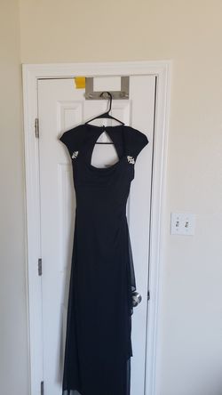 Long black formal dress size 8