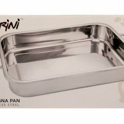 New! Parini Stainless Steel Casserole Lasagna Pan
